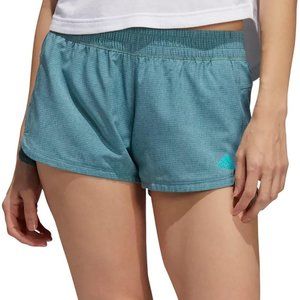NWT adidas Women's Pacer Belted Woven Printed Shorts